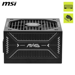 FUENTE ALIMENTACION MSI MAG A750GLS PCIE5,PSU,750W,80 PLUS GOLD,MODULAR,120MM,ACTIVE PFC,PCI-E 5.0 (16 PIN)X1,PCI-E (6+2 PIN)X4,