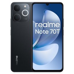 realme Note 70T 17,1 cm (6.74") SIM doble Android 15 4G USB Tipo C 4 GB 256 GB 6000 mAh Negro