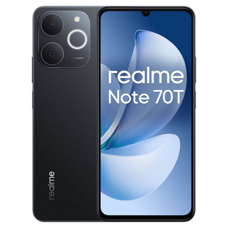 realme Note 70T 17,1 cm (6.74") SIM doble Android 15 4G USB Tipo C 4 GB 256 GB 6000 mAh Negro