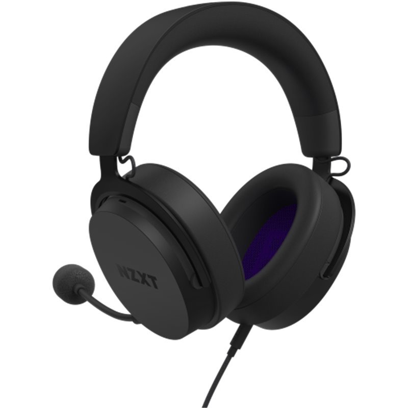 NZXT RELAY AURICULARES CON MICROFONO, DTS, NEGRO