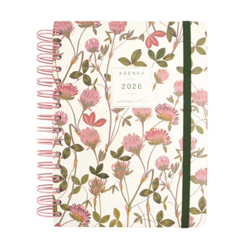 AGENDA 2026 MONIQUILLA E10 155X212MM DIA PAGINA AMAPOLA FINOCAM 770110126