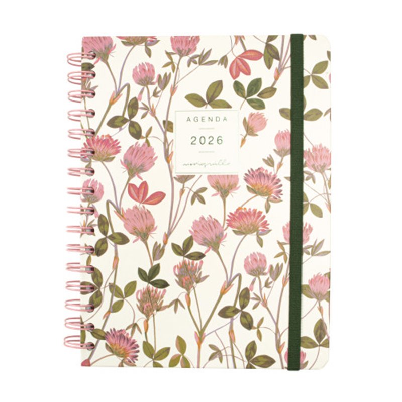 AGENDA 2026 MONIQUILLA E10 155X212MM SEMANA VISTA HORIZONTAL AMAPOLA FINOCAM 770100126