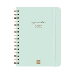 AGENDA 2026 TRENDY ALMA E10 155X212MM SEMANA VISTA HORIZONTAL MENTA FINOCAM 762020326