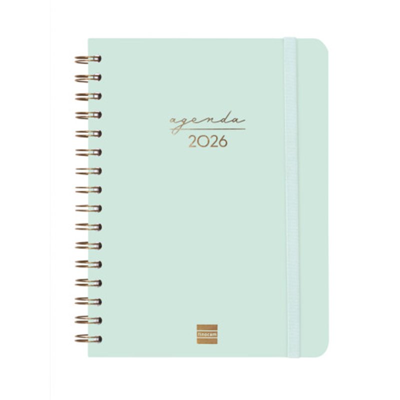 AGENDA 2026 TRENDY ALMA E10 155X212MM SEMANA VISTA HORIZONTAL MENTA FINOCAM 762020326
