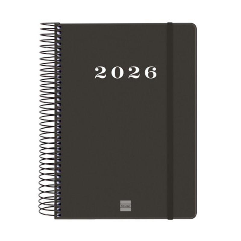 AGENDA 2026 BASIC MY E10 155X212MM DIA PAGINA NEGRO FINOCAM 743526026