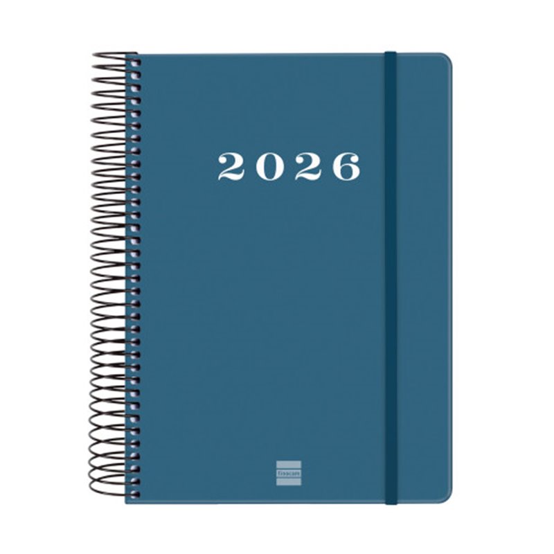 AGENDA 2026 BASIC MY E10 155X212MM DIA PAGINA AZUL FINOCAM 743521026