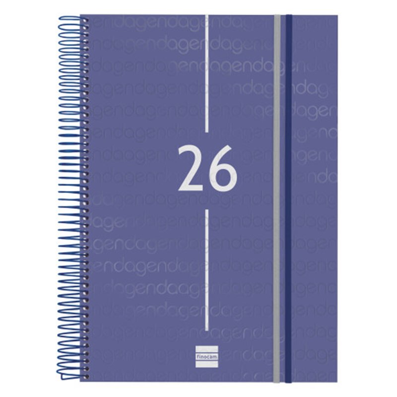 AGENDA 2026 BASIC YEAR E40 210X297MM DIA PAGINA AZUL FINOCAM 741111026