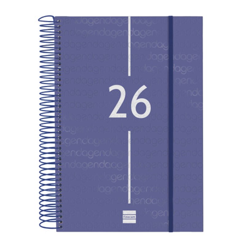 AGENDA 2026 BASIC YEAR E11 165X242MM DIA PAGINA AZUL FINOCAM 742071026