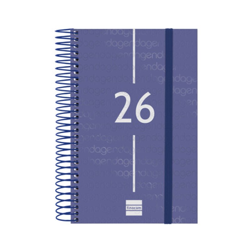 AGENDA 2026 BASIC YEAR E5 117X181MM DIA PAGINA AZUL FINOCAM 741091026