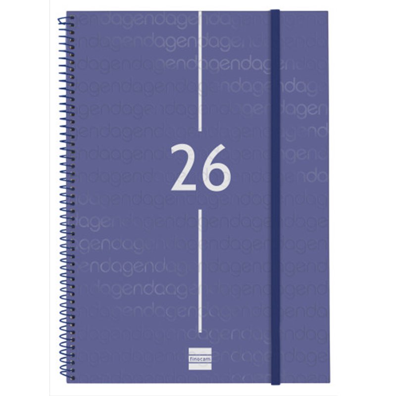 AGENDA 2026 BASIC YEAR E40 210X297MM SEMANA VISTA HORIZONTAL AZUL FINOCAM 741461026