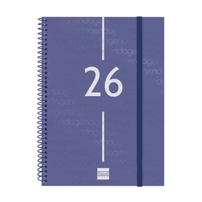 AGENDA 2026 BASIC YEAR E10 155X212MM SEMANA VISTA HORIZONTAL AZUL FINOCAM 741451026