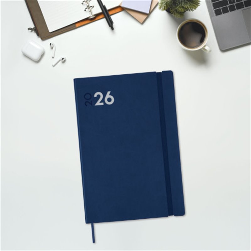AGENDA 2026 DYNAMIC MARA Y11 164X240MM DIA PAGINA AZUL FINOCAM 621981026