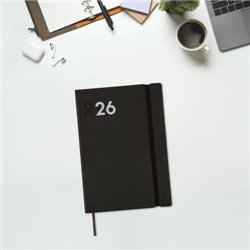 AGENDA 2026 DYNAMIC MARA Y10 140X204MM SEMANA VISTA VERTICAL NEGRO FINOCAM 621126026