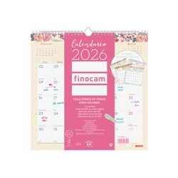 CALENDARIO 2026 PARED TRENDY DESIGN ESCRIBIR 300x300MM FINOCAM 787530126
