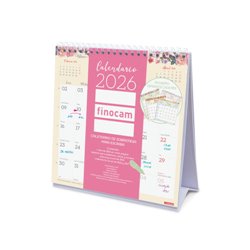 CALENDARIO 2026 SOBREMESA TRENDY DESIGN ESCRIBIR 190X190MM FINOCAM 787060126
