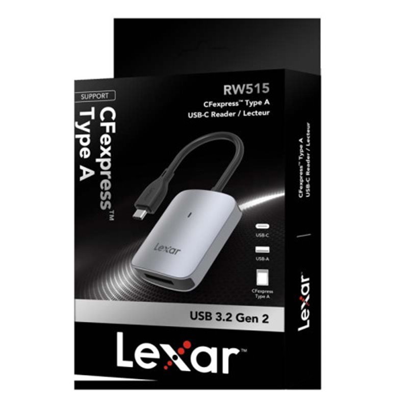 LEXAR PROFESSIONAL CFEXPRESS TYPE A  USB 3.2 GEN2 USB-A Y USB-C READER