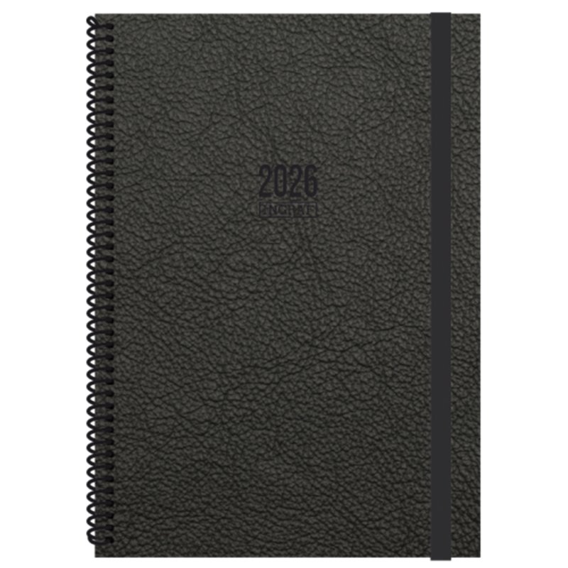 AGENDA 2026 TOKIO D/P 17x24 NEGRO CASTELLANO INGRAF 356562