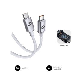 SUBBLIM CABLE OPTIMUS 60W C-C 1m WHITE