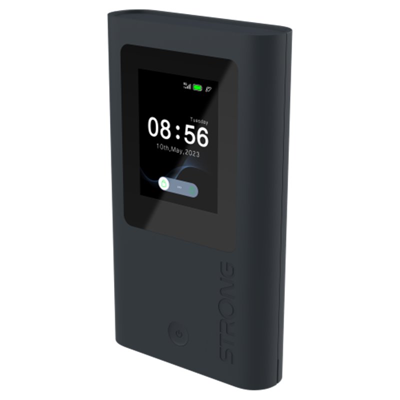 Strong 5GMIFIAX1800 router inalámbrico Doble banda (2,4 GHz / 5 GHz) 5G Negro