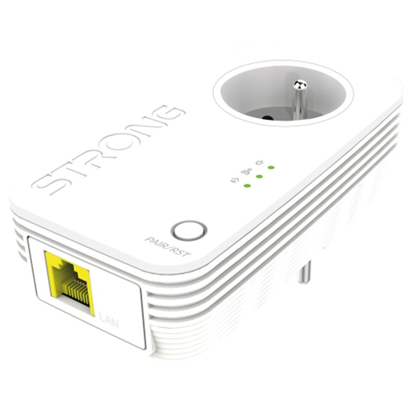 Strong PL1000SDUOEU adaptador de red PowerLine 1000 Mbit/s Ethernet Blanco 1 pieza(s)