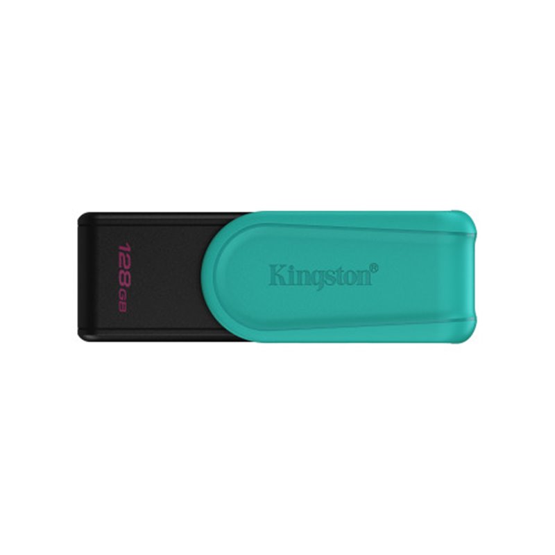 Kingston Technology DataTraveler 128GB Portable USB 3.2 Gen 1 Exodia S (Black/Turquoise)
