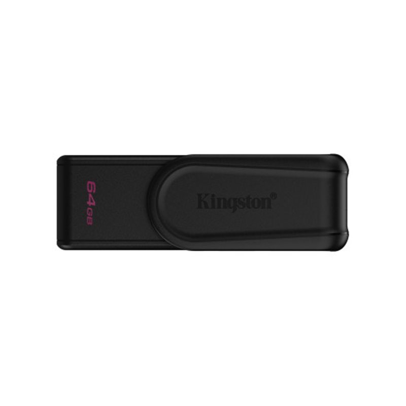 Kingston Technology DataTraveler 64GB Portable USB 3.2 Gen 1 Exodia S (Black/Black)