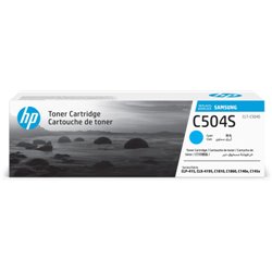 Samsung Cartucho de Tóner Original HP CLT-C504S cian