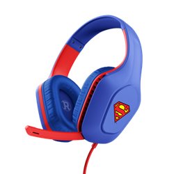 Trust GXT 415SM Zirox Auriculares Alámbrico Diadema Juego Azul, Rojo