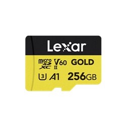 Lexar Professional GOLD 256 GB MicroSDXC UHS-II