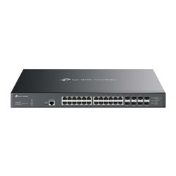TP-Link Omada SX3832MPP switch Gestionado L2+ 10G Ethernet (100/1000/10000) Energía sobre Ethernet (PoE) DIN rail Negro