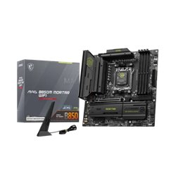 PLACA MSI MAG B850M MORTAR WIFI,AMD,AM5,B850,4DDR5,256GB,1HDMI,4SATA3+3M.2,5GBLAN+WIFI7+BT5.4,9USB3.2,MATX