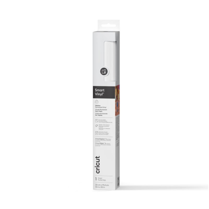 Cricut 2011315 vinilo adhesivo Permanente Blanco Mate