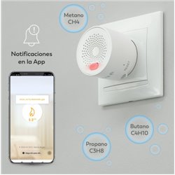 DETECTOR DE SEGURIDAD DE GAS SMART WIFI GARZA 401347C