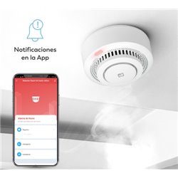 DETECTOR DE SEGURIDAD DE HUMOS SMART WIFI GARZA 401345C