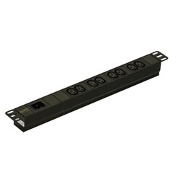 APC EPDU1016B unidad de distribución de energía (PDU) 8 salidas AC 1U Negro