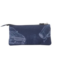 ESTUCHE 3 COMPARTIMENTOS TABLERO BLUEPRINT TOTTO AC52ECO012-2426Z-0JJ