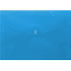 SOBRE PORTADOCUMENTOS CON VELCRO A4 AZUL POLIPROPILENO INGRAF 332731