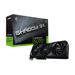 MSI GeForce RTX5070 Ti 16G SHADOW 3X OC NVIDIA GeForce RTX 5070 Ti 12 GB GDDR7