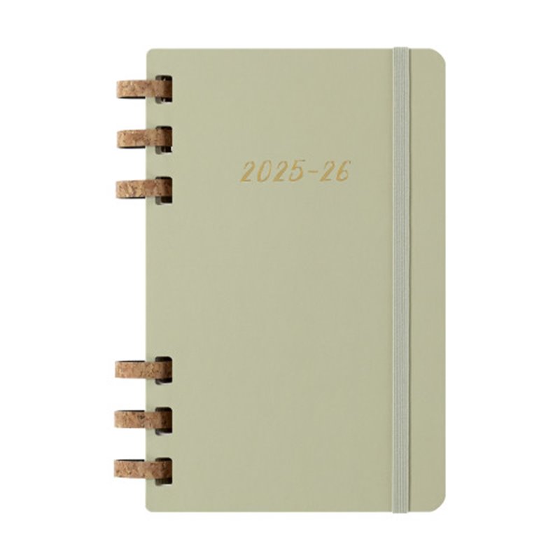 AGENDA 12M 2026 ESPIRAL ACADEMICA L (13 X 21 CM) KIWI TAPA DURA MOLESKINE DHSPK5212AMWH3Y26