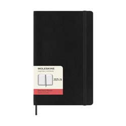 AGENDA 18M 2025-2026 DIARIA L (13 X 21 CM) NEGRA TAPA BLANDA MOLESKINE DSB18DC3Y26