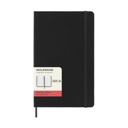 AGENDA 18M 2025-2026 DIARIA L (13 X 21 CM) NEGRA TAPA DURA MOLESKINE DHB18DC3Y26