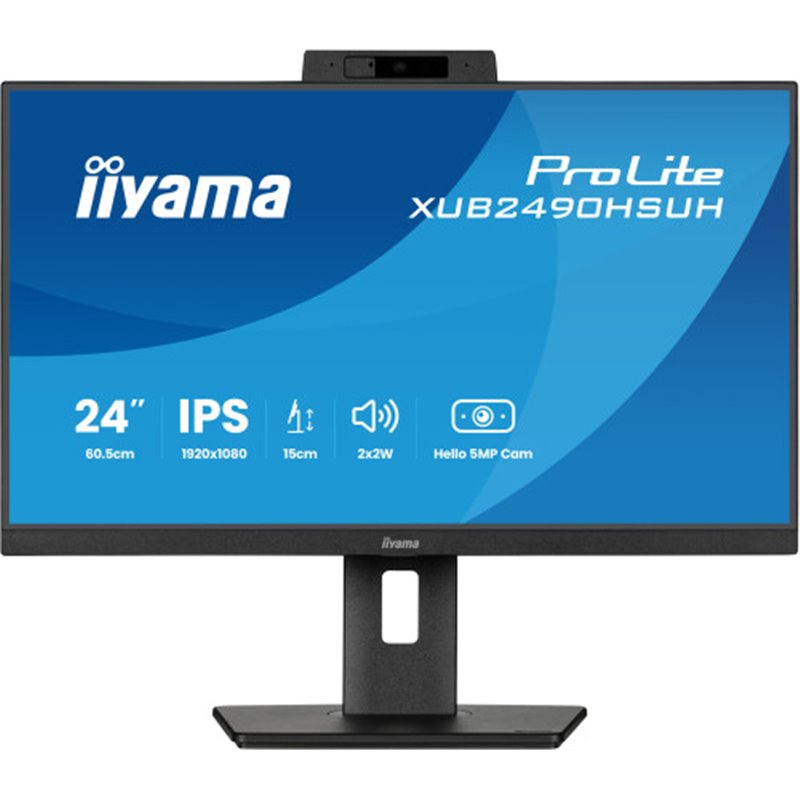 iiyama XUB2490HSUH-B2 pantalla para PC 60,5 cm (23.8") 1920 x 1080 Pixeles Full HD LED Negro