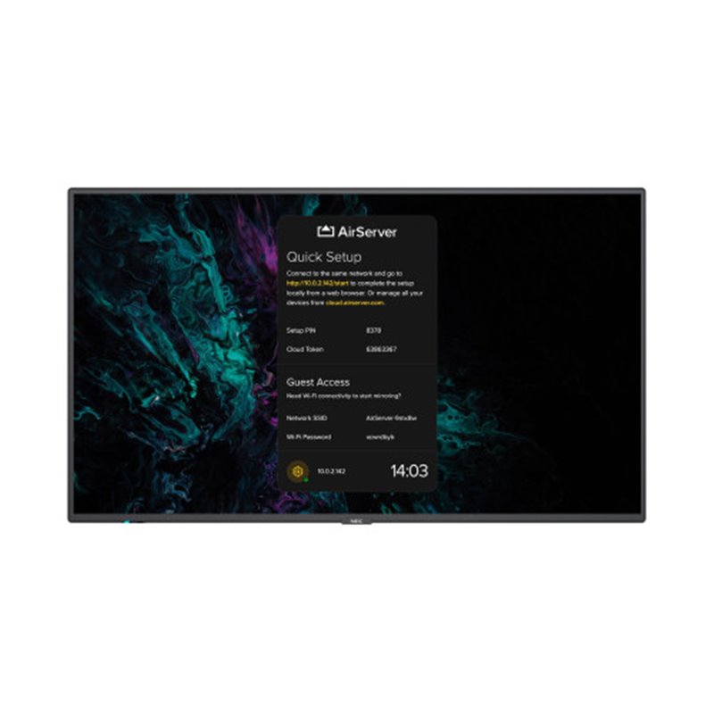 NEC MultiSync M431 Pantalla plana para señalización digital 109,2 cm (43") IPS Wifi 500 cd / m² Negro 24/7