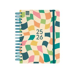 AGENDA ESCOLAR 2025-2026 CURSO COSMO 4º 155X212  1DIA PAGINA KAI+ FINOCAM 537070226