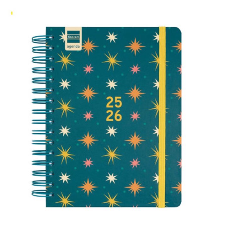 AGENDA ESCOLAR 2025-2026 CURSO COSMO 4º 155X212  1DIA PAGINA STARS+ FINOCAM 537070126