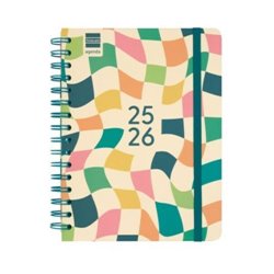 AGENDA ESCOLAR 2025-2026 CURSO COSMO 4º 155X212  SEMANA VISTA HORIZONTAL KAI+ FINOCAM 537050226