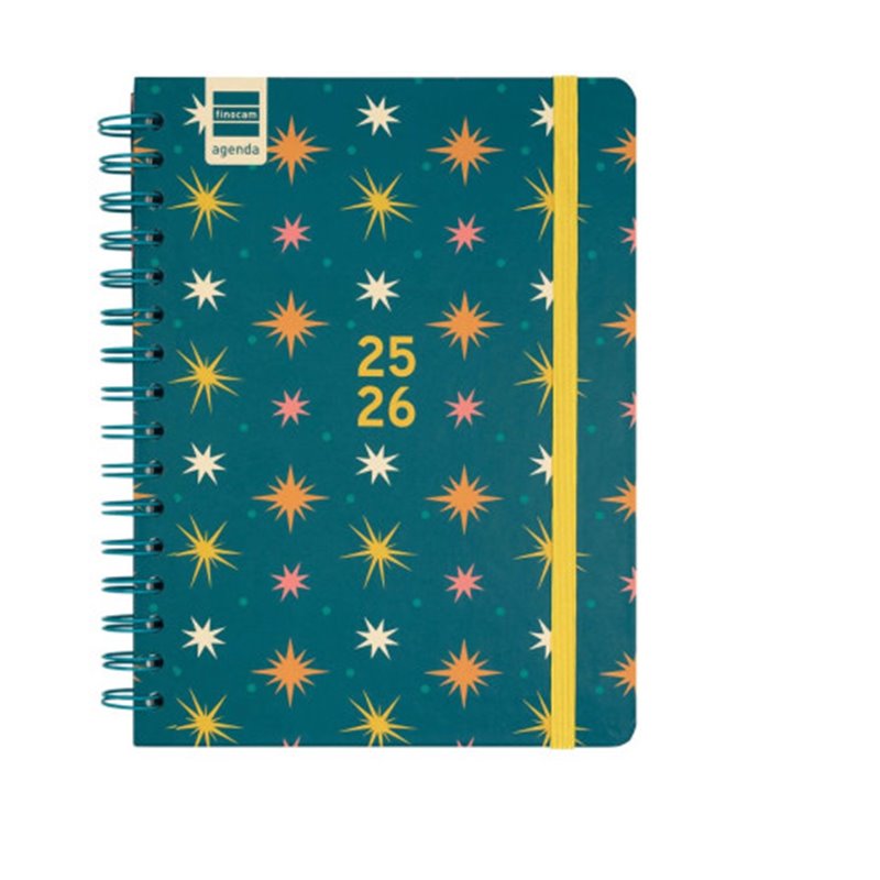 AGENDA ESCOLAR 2025-2026 CURSO COSMO 4º 155X212 SEMANA VISTA HORIZONTAL STARS+ FINOCAM 537050126