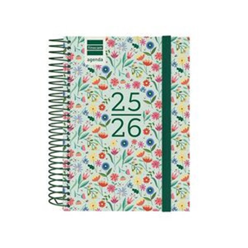 AGENDA ESCOLAR 2025-2026 SECUNDARIA 8º 120X164 1DIA PAGINA FIORI+ FINOCAM 634264926