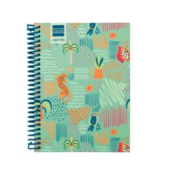 AGENDA ESCOLAR 2025-2026 DIVA 8º 120X164 SEMANA VISTA HORIZONTAL SELVA+ FINOCAM 536100626