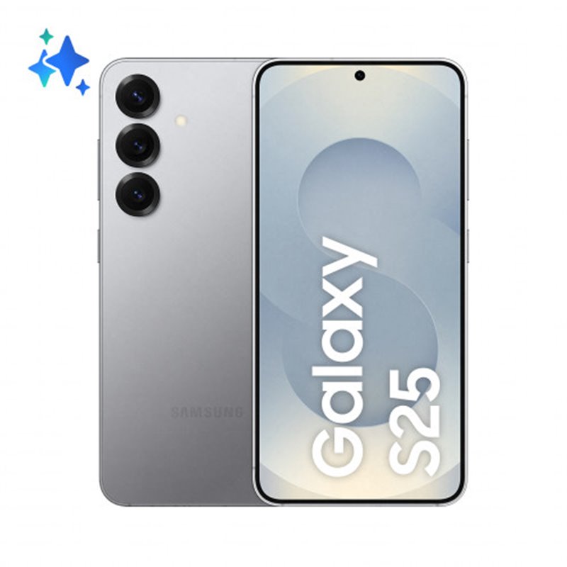 Samsung Galaxy S25 15,8 cm (6.2") SIM doble Android 15 5G USB Tipo C 12 GB 512 GB 4000 mAh Plata